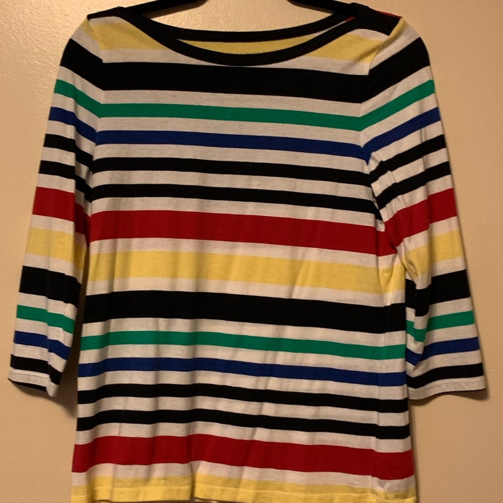 😃 sale Talbots Multicolored stripes